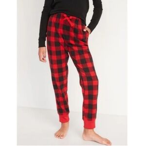 *JENNI* Red x Black Plaid Pajama Pants Size Large
